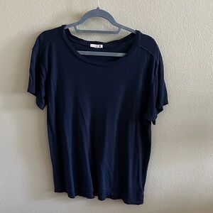 Sundry Women's Short Sleeve Tee in Navy